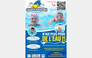 STAGE AISANCE AQUATIQUE ET J'APPREND À NAGER