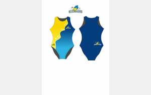 MAILLOT DE BAIN DE WATERPOLO FILLE TAILLE US