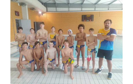 Les Canards gagnent le premier tournoi U13 Water-polo à Melle 